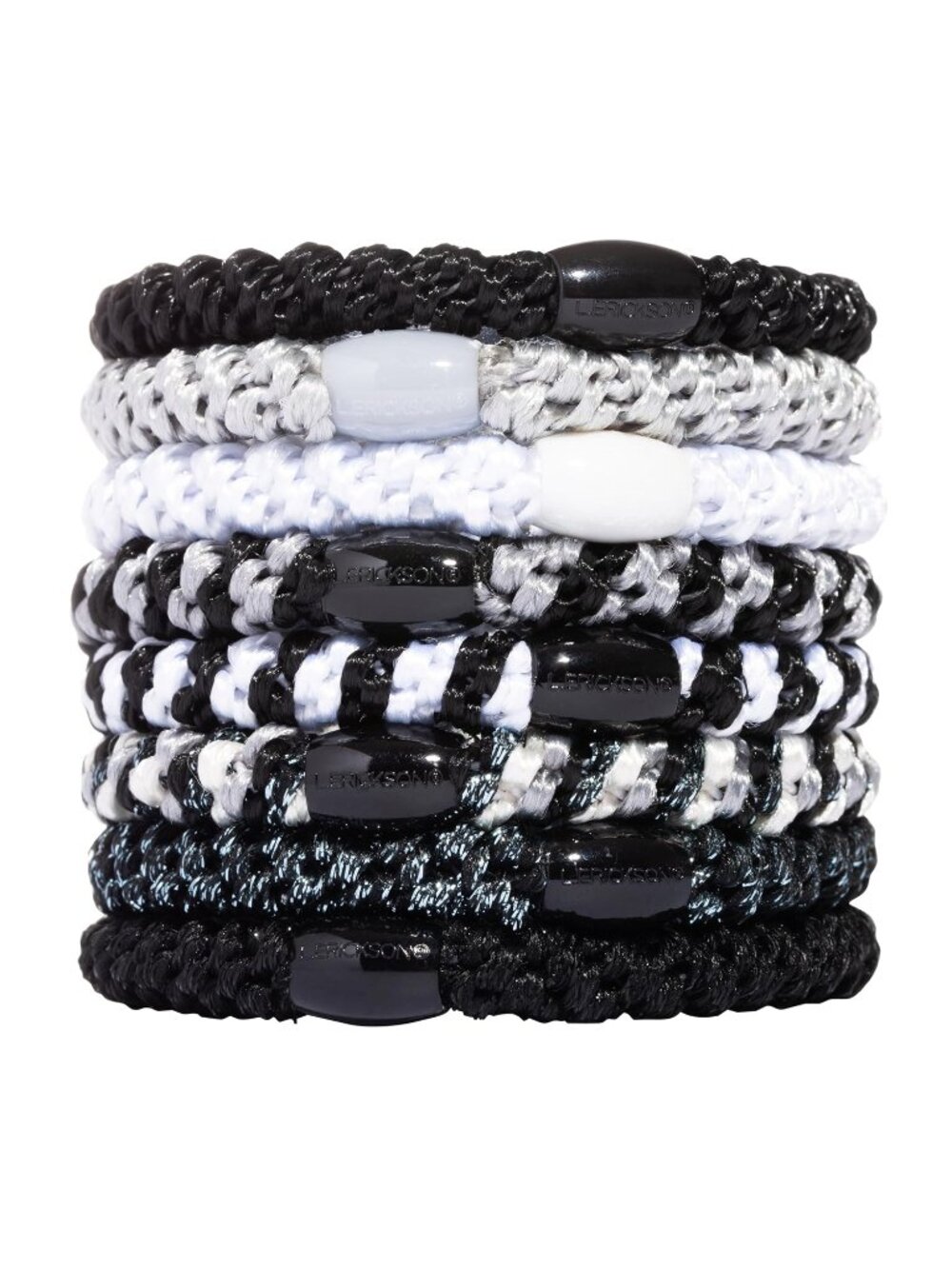 Sweet Candy Colors Night Owl Damage-Free Design Hair Ties for Thick Hair 8 Pack